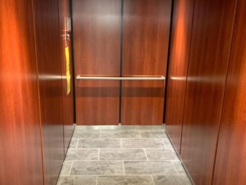 inside elevator